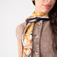 Orla Multi Print Neck Scarf In Taupe