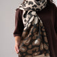 Orla Printed Wide Scarf In Leopard