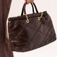 Orla Quilted Bag In Chocolate