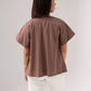 Paige Batwing Sleeve Top In Mocha