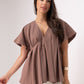 Paige Batwing Sleeve Top In Mocha