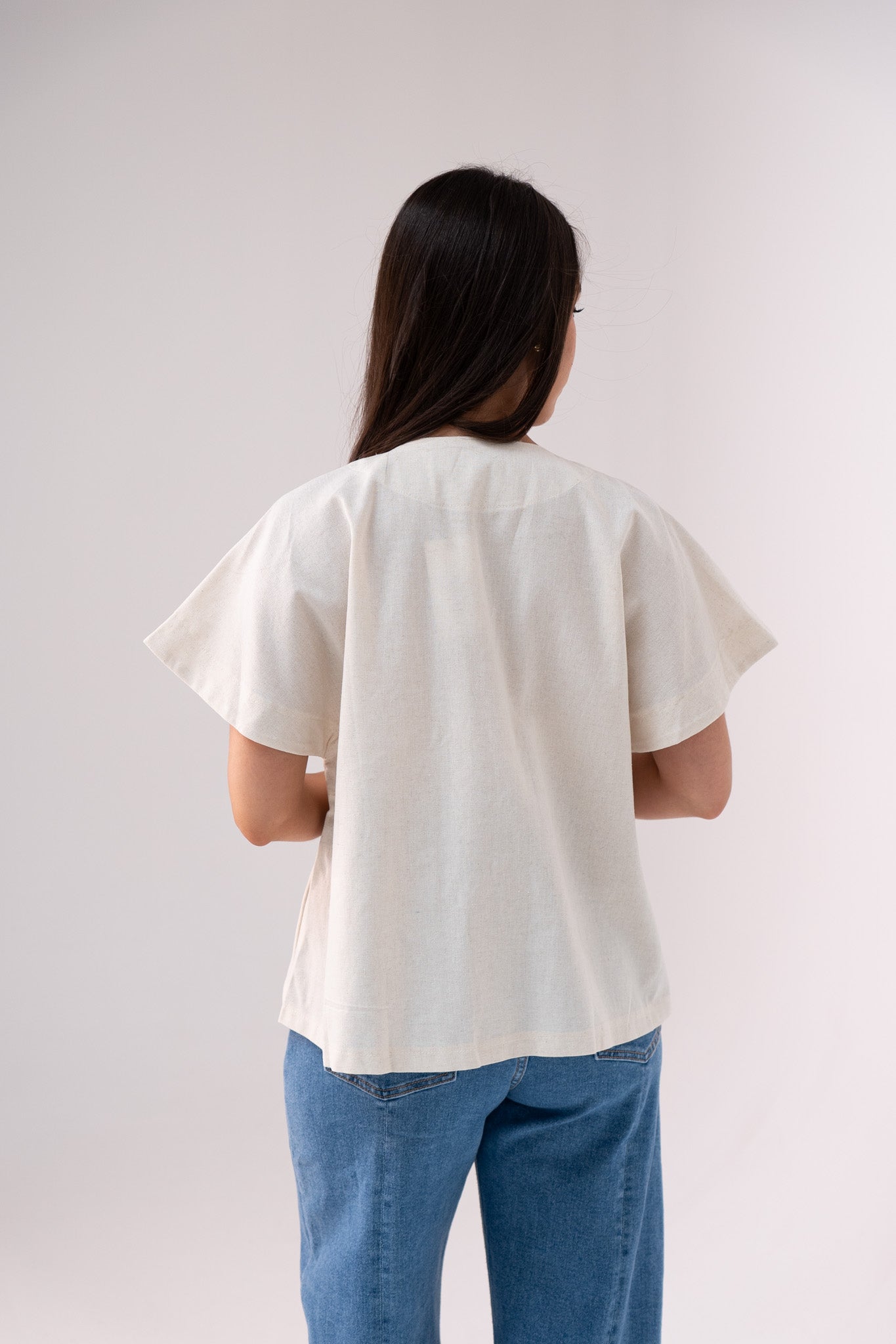 Paige Batwing Sleeve Top In Neutral