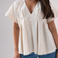 Paige Batwing Sleeve Top In Neutral