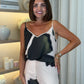 Alana Printed Cami In Green Mix