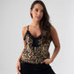 Polly Embellished Cami In Leopard Print