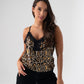 Polly Embellished Cami In Leopard Print