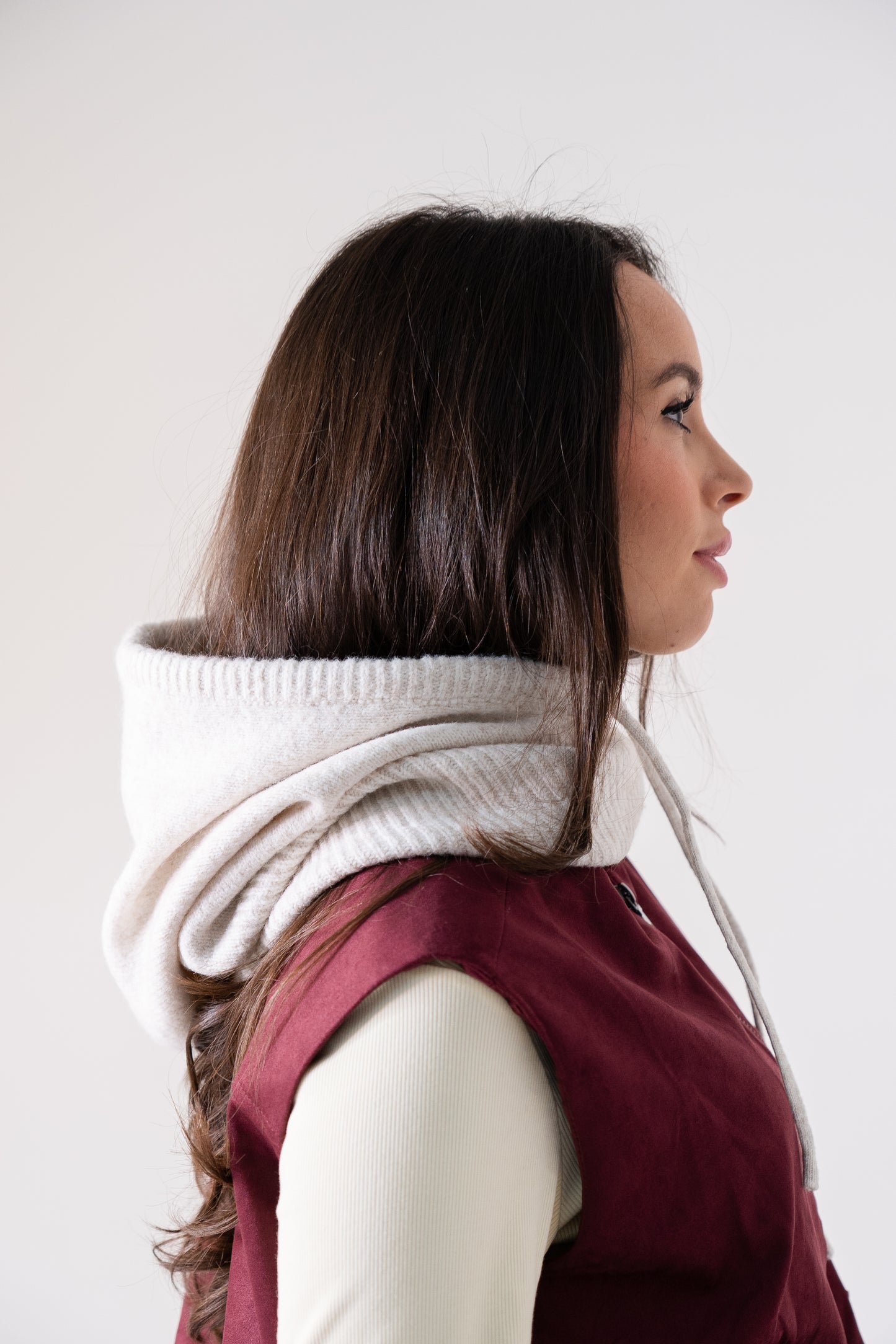 Polly Knit Hood In Neutral