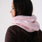Polly Knit Hood In Rose Pink