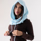 Polly Knit Hood In Sky Blue