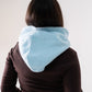Polly Knit Hood In Sky Blue