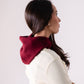 Polly Knit Hood In Wine