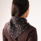 Polly Leopard Knit Neck Scarf In Chocolate