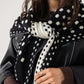 Polly Polka Dot Scarf In Black