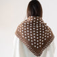 Polly Polka Dot Scarf In Chocolate