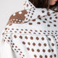 Polly Polka Dot Scarf In Chocolate