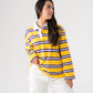 Polly Rugby Top In Yellow Mix