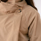 Polly Wrap Front Jacket In Camel