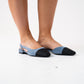 Sadie Contrast Toe Pumps In Blue