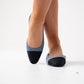 Sadie Contrast Toe Pumps In Blue