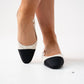 Sadie Contrast Toe Pumps In Neutral