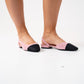Sadie Contrast Toe Pumps In Pink