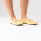 Sadie Faux Suede Loafer In Lemon