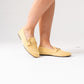 Sadie Faux Suede Loafer In Lemon