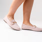 Sadie Faux Suede Loafer In Pink