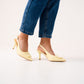 Sadie Slingback Heel In Lemon