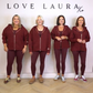 Love Laura Leggings In Burgundy