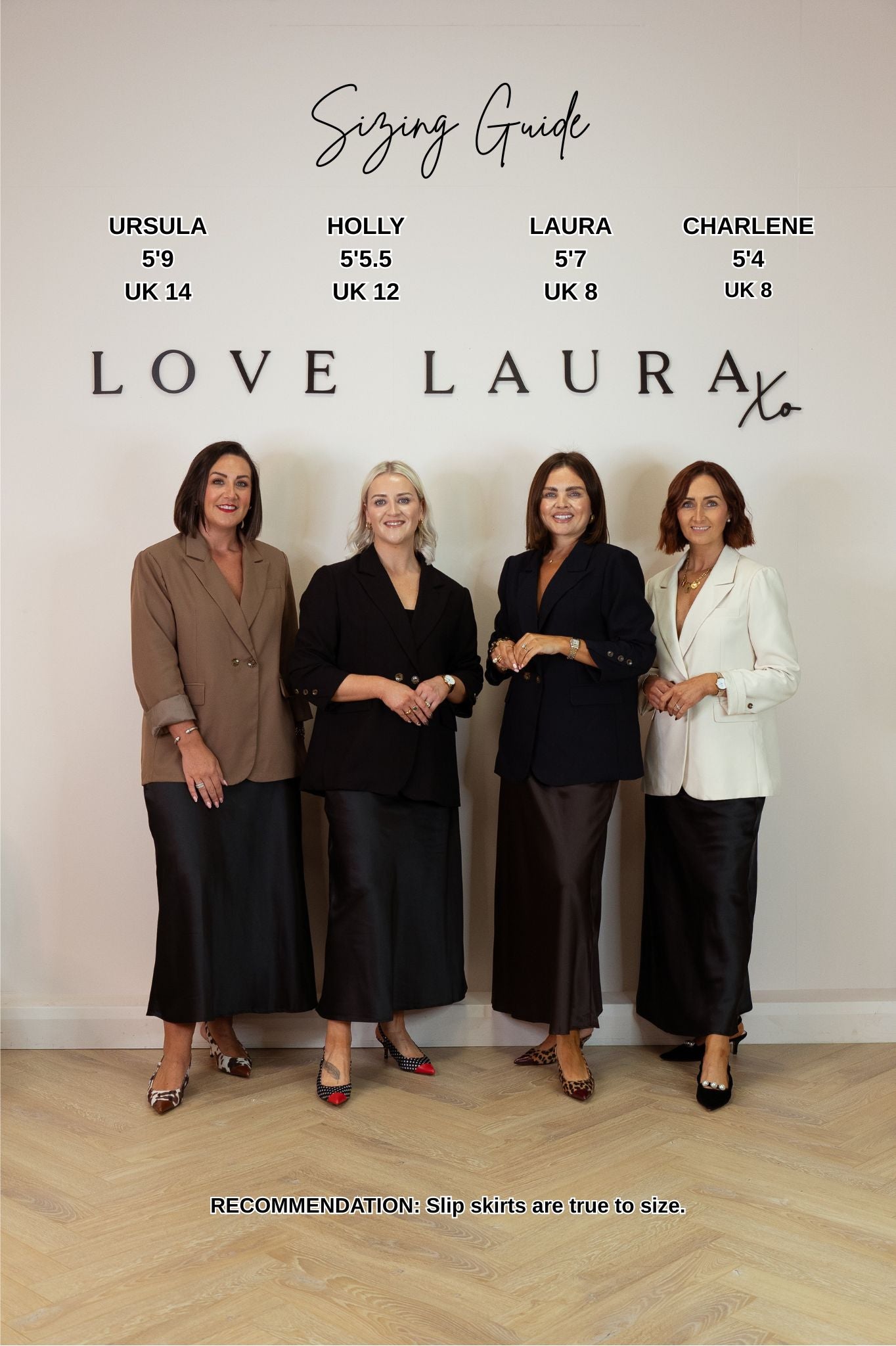 Love Laura Slip Skirt In Black