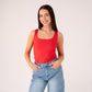 Love Laura Vest In Red