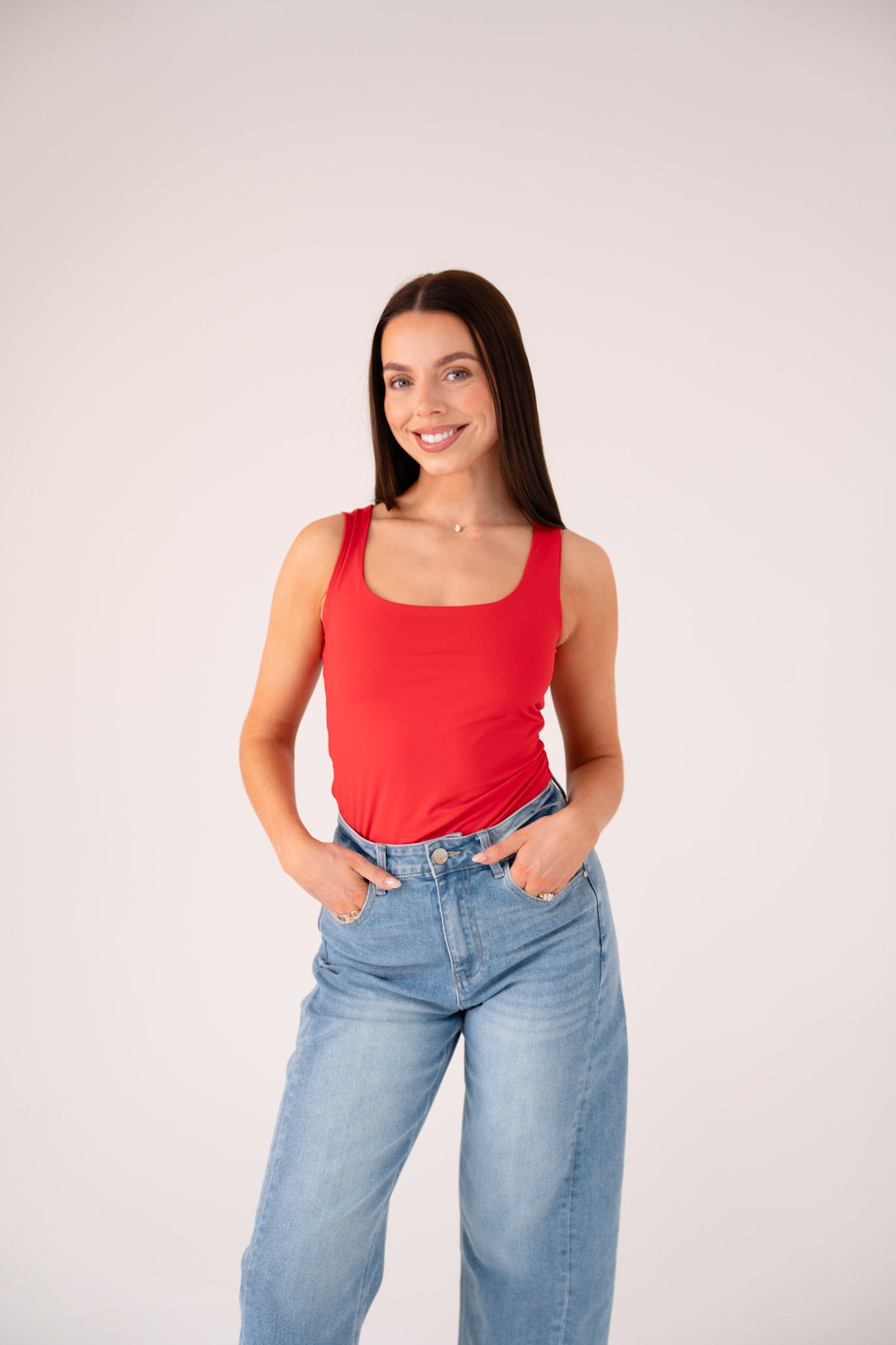 Love Laura Vest In Red
