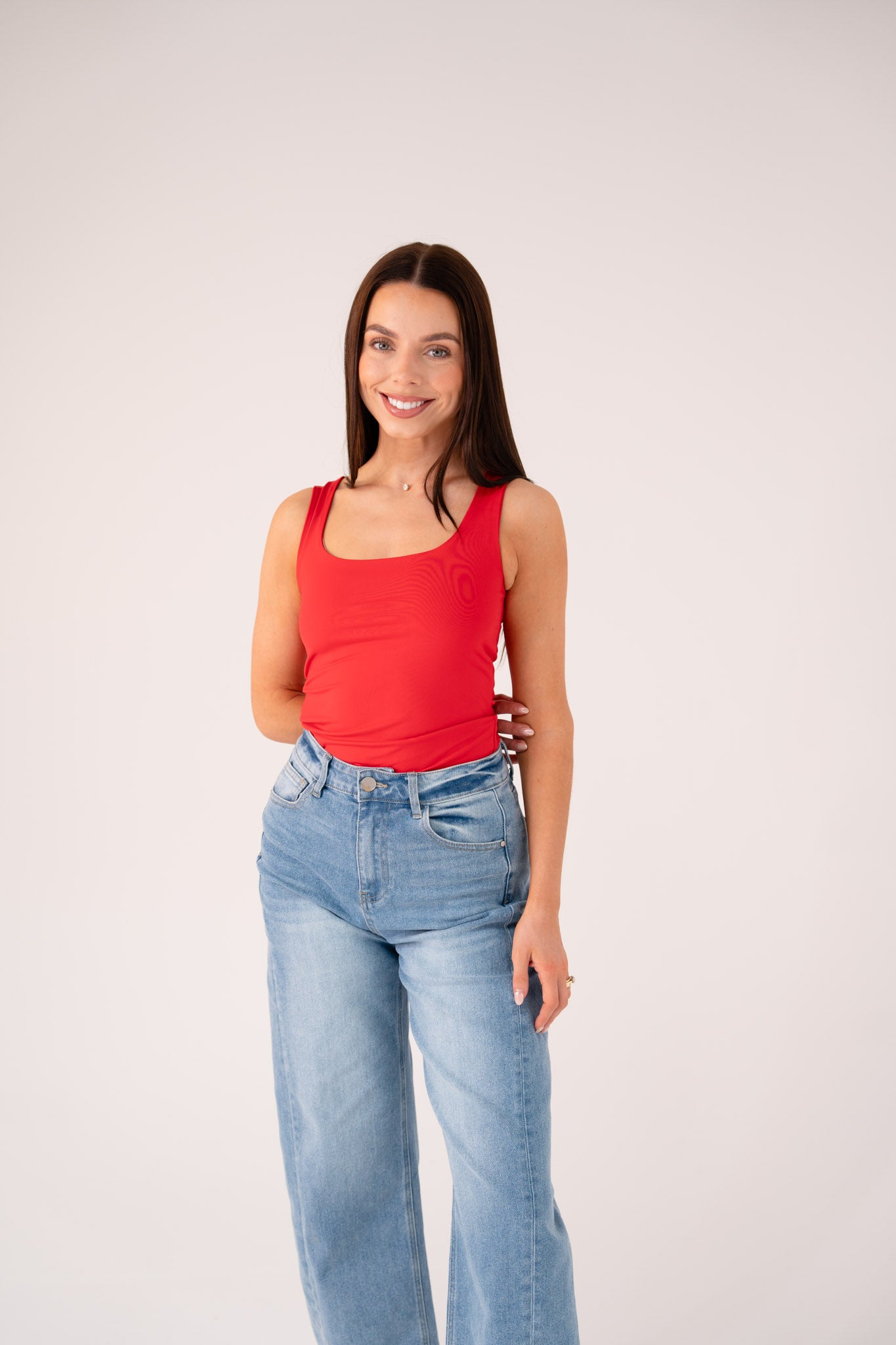 Love Laura Vest In Red