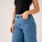 Love Laura Carrot Barrell Jeans In Mid Wash