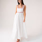 Love Laura Heart Embroidered Dress In White