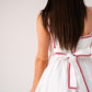 Love Laura Heart Embroidered Dress In White
