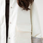Taylor Contrast Collar Jacket In Cream