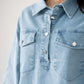 Taylor Denim Shirt In Light Wash