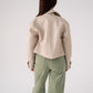 Love Laura Faux Leather Jacket In Beige