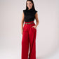 Love Laura High Waist Wide Leg Trousers In Red