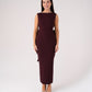 Love Laura Statement Bow Dress In Mulberry