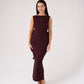 Love Laura Statement Bow Dress In Mulberry