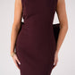 Love Laura Statement Bow Dress In Mulberry