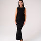 Love Laura Statement Bow Dress In Black