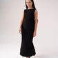 Love Laura Statement Bow Dress In Black