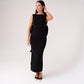 Love Laura Statement Bow Dress In Black