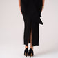Love Laura Statement Bow Dress In Black
