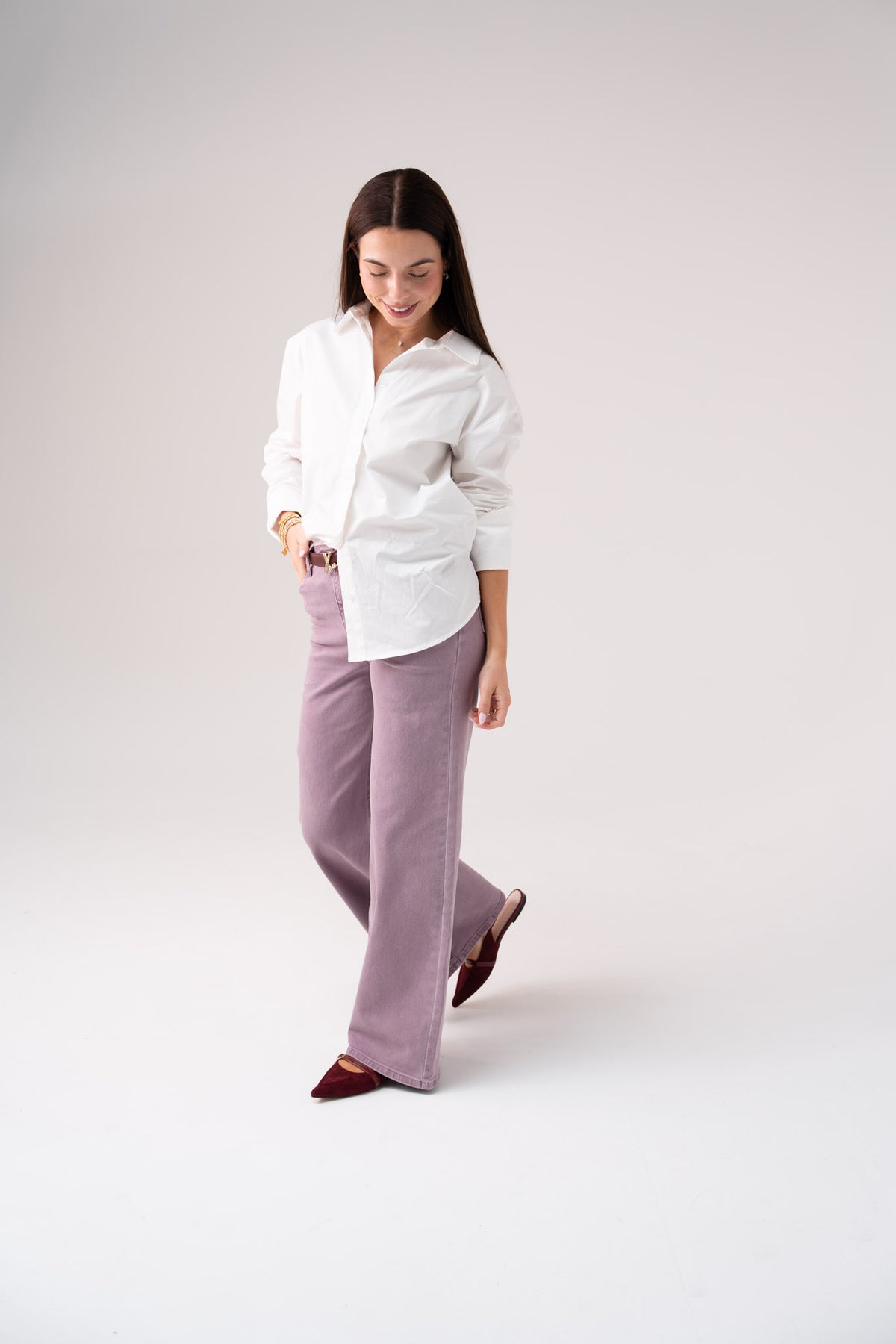 Love Laura Everyday Jeans In Lavender