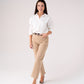 Love Laura Carrot Barrell Jeans In Beige